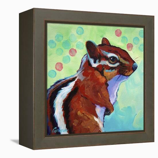 Chipmunk-Corina St. Martin-Framed Premier Image Canvas