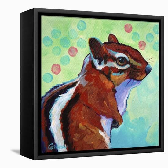 Chipmunk-Corina St. Martin-Framed Premier Image Canvas