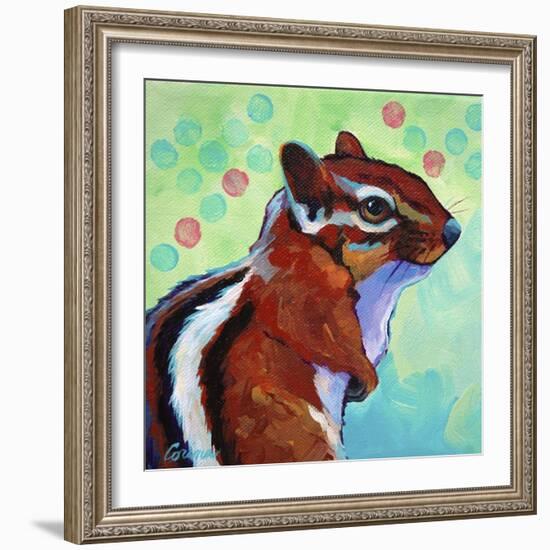 Chipmunk-Corina St. Martin-Framed Giclee Print