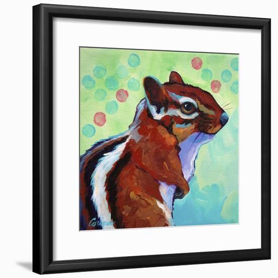 Chipmunk-Corina St. Martin-Framed Giclee Print