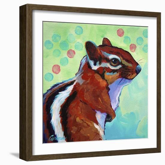 Chipmunk-Corina St. Martin-Framed Giclee Print