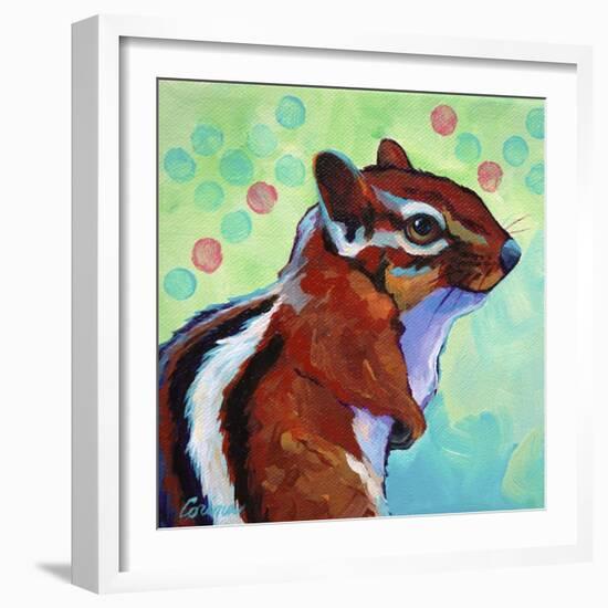 Chipmunk-Corina St. Martin-Framed Giclee Print