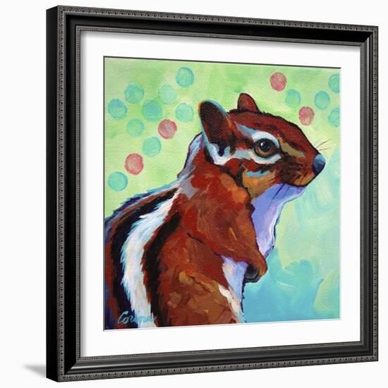 Chipmunk-Corina St. Martin-Framed Giclee Print