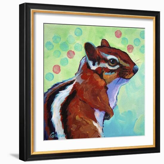 Chipmunk-Corina St. Martin-Framed Giclee Print