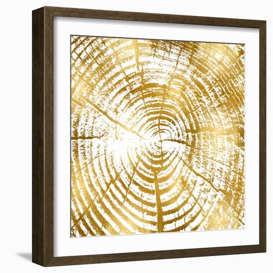 Chipped Gold I-Danielle Carson-Framed Art Print