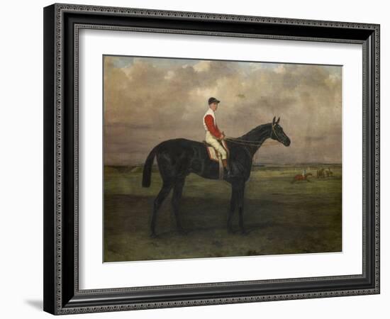 Chippendale, A Racehorse with jockey up on Newmarket Racecourse, 1874-Harry Hall-Framed Giclee Print