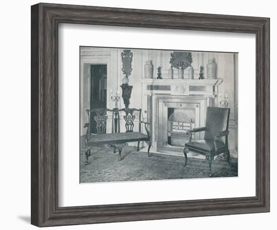 'Chippendale Settee and Chair', 1910-Thomas Chippendale-Framed Photographic Print