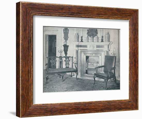 'Chippendale Settee and Chair', 1910-Thomas Chippendale-Framed Photographic Print