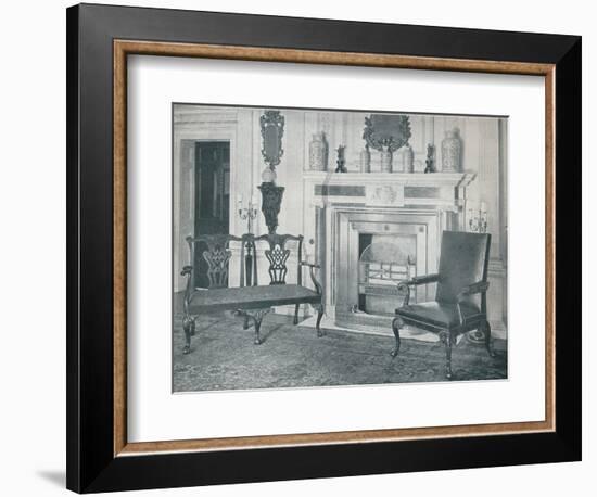 'Chippendale Settee and Chair', 1910-Thomas Chippendale-Framed Photographic Print