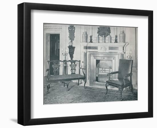 'Chippendale Settee and Chair', 1910-Thomas Chippendale-Framed Photographic Print