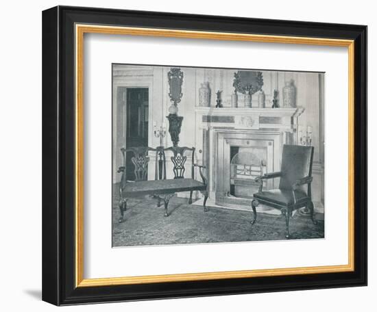 'Chippendale Settee and Chair', 1910-Thomas Chippendale-Framed Photographic Print