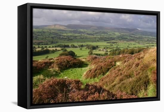 Chipping Vale from Longridge Fell, Lancashire-Peter Thompson-Framed Premier Image Canvas