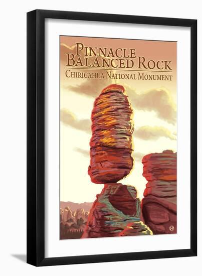 Chiricahua National Monument - Pinnacle Balanced Rock-Lantern Press-Framed Art Print