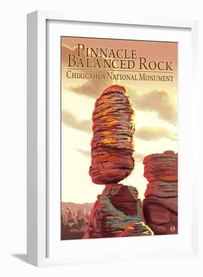 Chiricahua National Monument - Pinnacle Balanced Rock-Lantern Press-Framed Art Print