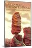 Chiricahua National Monument - Pinnacle Balanced Rock-Lantern Press-Mounted Art Print