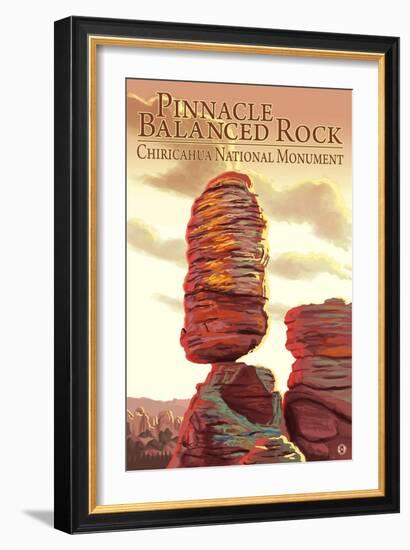 Chiricahua National Monument - Pinnacle Balanced Rock-Lantern Press-Framed Art Print