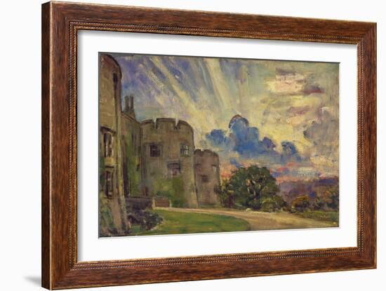 Chirk Castle (Oil on Canvas)-Philip Wilson Steer-Framed Giclee Print