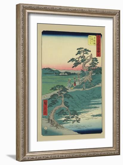 Chiryu-Ando Hiroshige-Framed Art Print