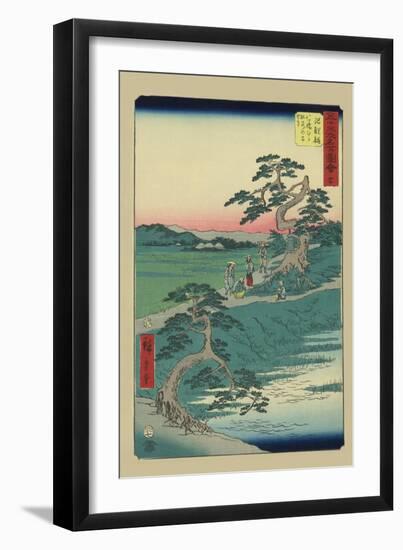 Chiryu-Ando Hiroshige-Framed Art Print