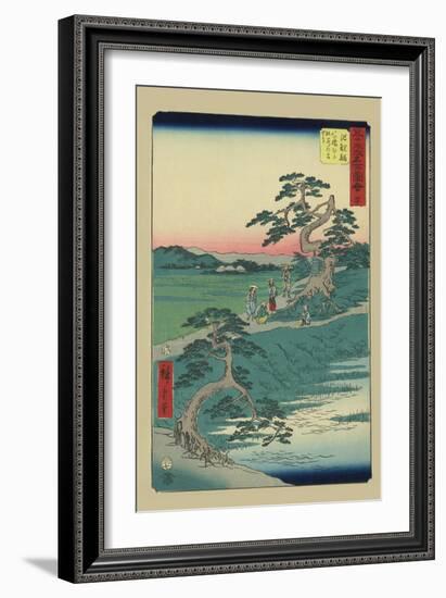 Chiryu-Ando Hiroshige-Framed Art Print