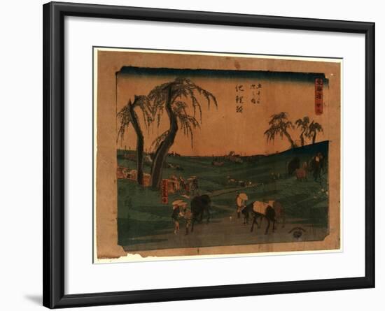 Chiryu-Utagawa Hiroshige-Framed Giclee Print
