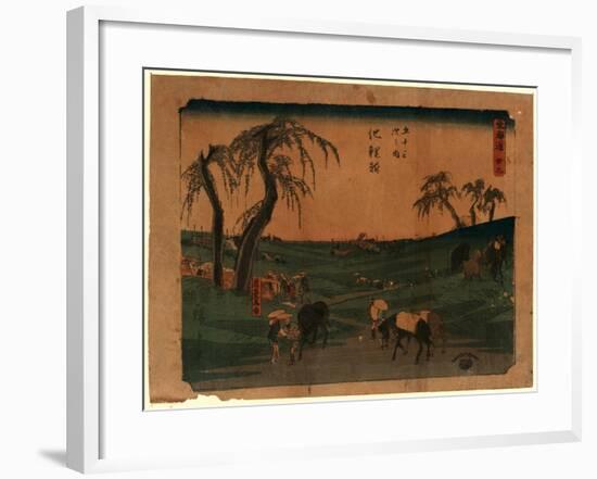 Chiryu-Utagawa Hiroshige-Framed Giclee Print