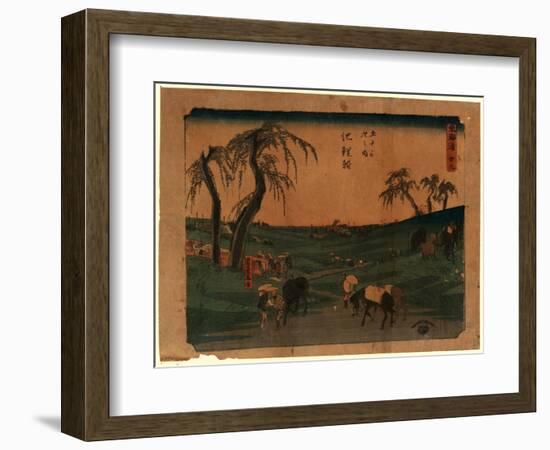 Chiryu-Utagawa Hiroshige-Framed Giclee Print