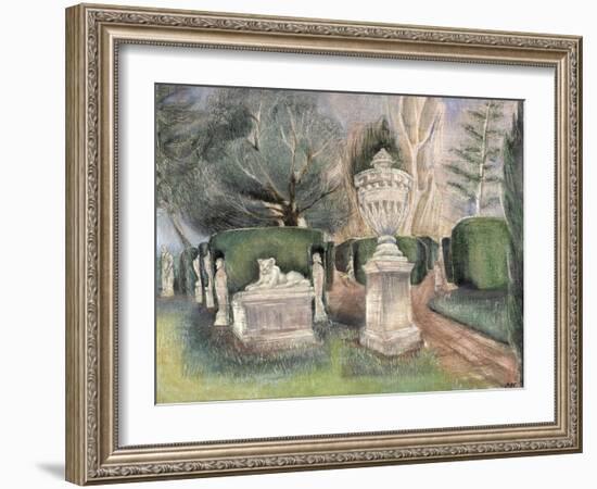 Chiswick House: Statues-Mary Kuper-Framed Giclee Print