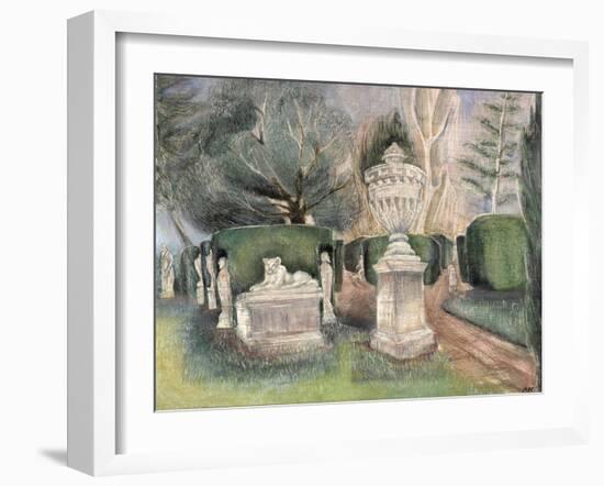 Chiswick House: Statues-Mary Kuper-Framed Giclee Print