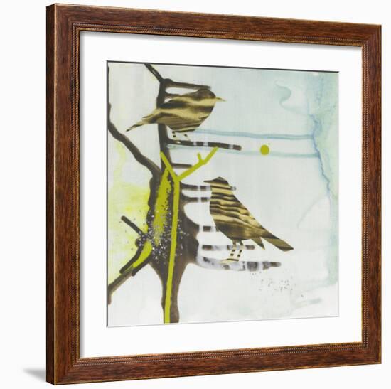 Chit, Chat, Chirp-Gina Miller-Framed Art Print