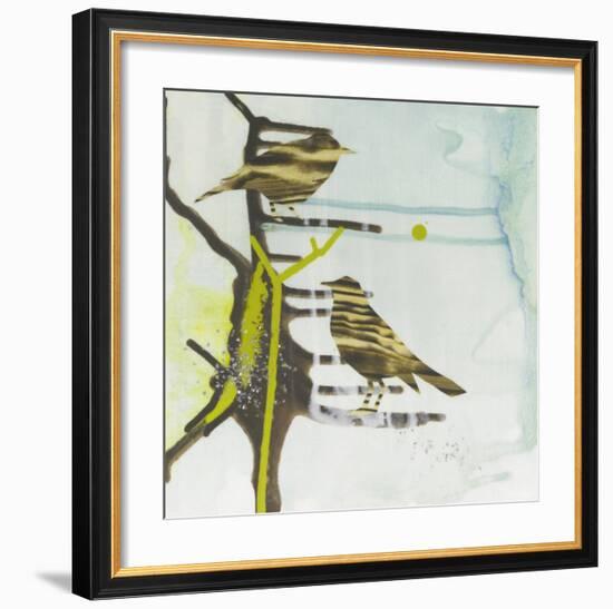 Chit, Chat, Chirp-Gina Miller-Framed Art Print