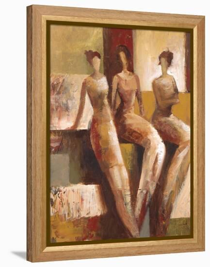 Chit Chat-Marc Taylor-Framed Stretched Canvas