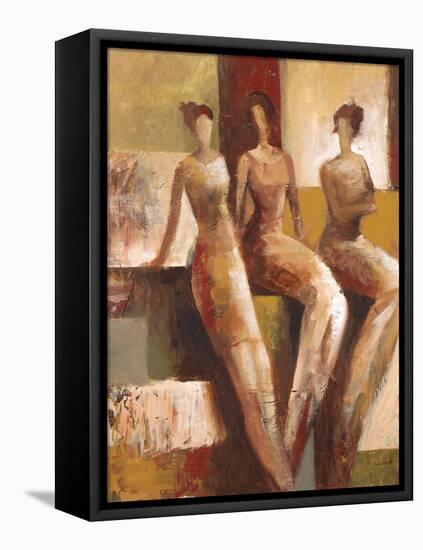 Chit Chat-Marc Taylor-Framed Stretched Canvas