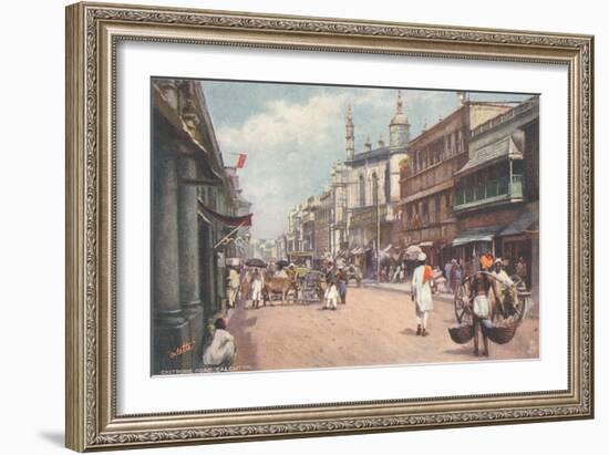 Chitpore Road, Calcutta, India-null-Framed Art Print