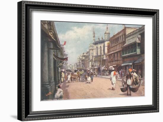 Chitpore Road, Calcutta, India-null-Framed Art Print