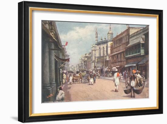 Chitpore Road, Calcutta, India-null-Framed Art Print