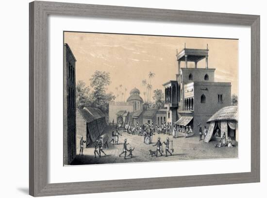 Chittapore Road, Calcutta, 1847-B Clayton-Framed Giclee Print