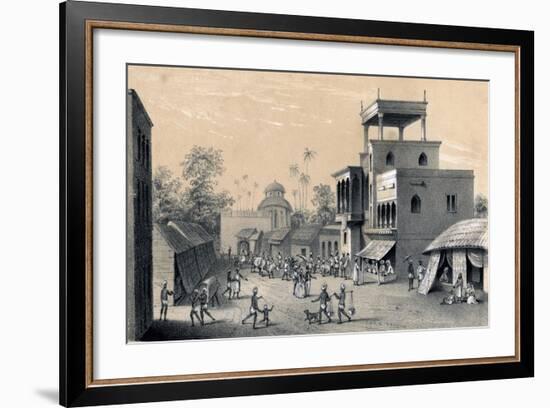 Chittapore Road, Calcutta, 1847-B Clayton-Framed Giclee Print