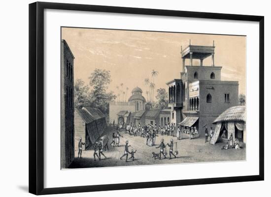 Chittapore Road, Calcutta, 1847-B Clayton-Framed Giclee Print