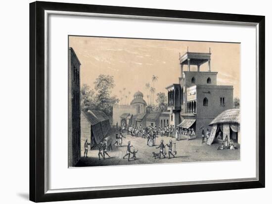 Chittapore Road, Calcutta, 1847-B Clayton-Framed Giclee Print