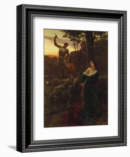 Chivalry, 1885-Frank Dicksee-Framed Giclee Print