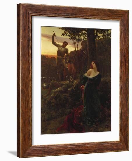 Chivalry, 1885-Frank Dicksee-Framed Giclee Print