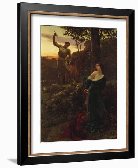 Chivalry, 1885-Frank Dicksee-Framed Giclee Print