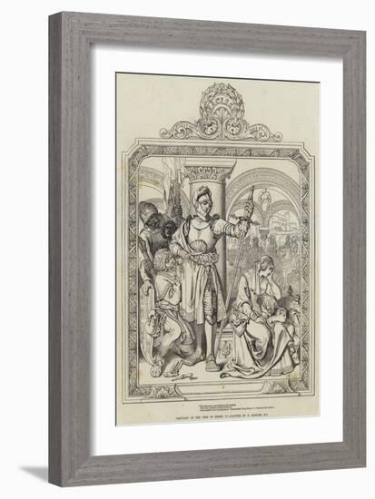 Chivalry of the Time of Henry V-Daniel Maclise-Framed Giclee Print