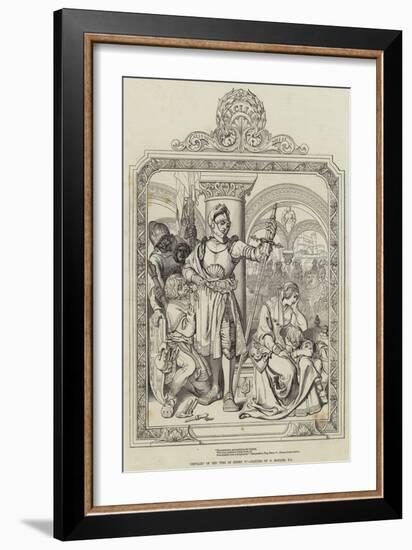 Chivalry of the Time of Henry V-Daniel Maclise-Framed Giclee Print