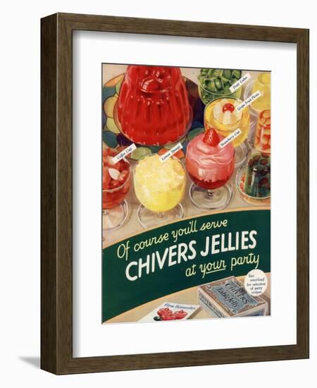 Chivers Jelly, UK, 1930-null-Framed Giclee Print