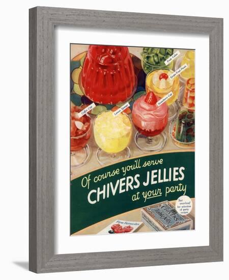 Chivers Jelly, UK, 1930-null-Framed Giclee Print