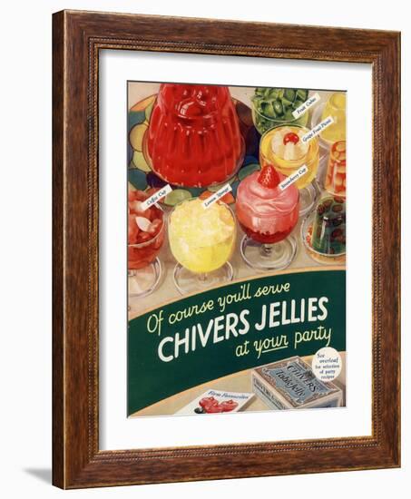 Chivers Jelly, UK, 1930-null-Framed Giclee Print