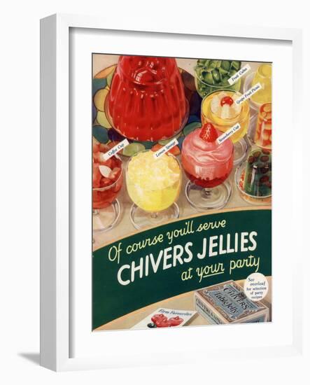 Chivers Jelly, UK, 1930-null-Framed Giclee Print