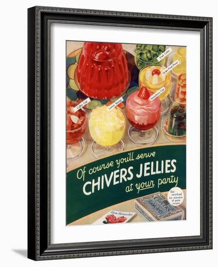 Chivers Jelly, UK, 1930-null-Framed Giclee Print